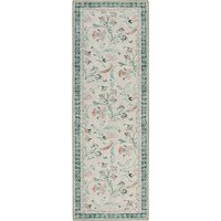 Hug Rug Eco-Washable English Floral Runner Rug - 75 x 220cm