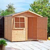 Abri 6' 3" x 6' 8" Apex Shed - Premium Dip Treated Shiplap