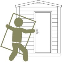 Optional Assembly For Shire Corner Shed 6' 6" x 6' 6"