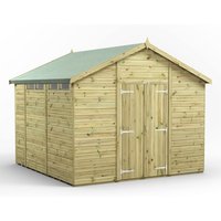 10x10 Premium Powersheds Security Apex