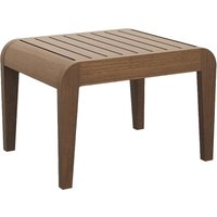 Bolivia Wooden Garden Side Table In Rich Brown