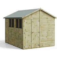 10x8 Premium Powersheds Apex Double Doors