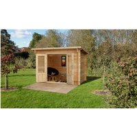 Forest Garden 3 x 2m Harwood Log Cabin Underlay and Felt 24
