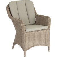 Haverhill Rattan Garden Armchair In Natural Pistachio
