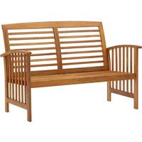 Zeya Wooden Garden Seating Bench In Natural