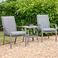 Mili Aluminium Garden Lounge Set in Graphite Grey